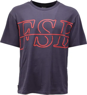 Imagen del producto de 7444AG: Camiseta de hombre FREDDY, color azul/rojo, de algodón con estampado