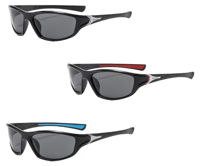 Imagen del producto de Gafas de sol deportivas para hombre, 3 pares, polarizadas, con protección UV400, ideales para ciclismo