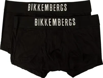 Immagine prodotto di Boxer uomo BIKKEMBERGS confezione 2 boxer cotone elesticizzato elastico a vista underwear articolo BKK1UTR10BI bi-pack trunks, S - EU S - US XS - FR 2, Cotone 95%,Spandex 5%