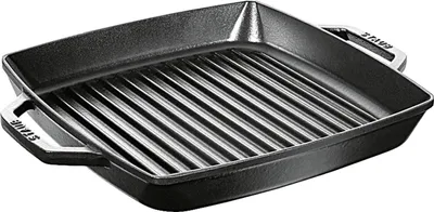 Produktbild von STAUB Grillpfanne mit 2 Griffen Gusseisen 28x28cm schwarz