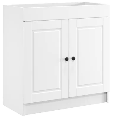 Zdjęcie produktu dla Szafka łazienkowa pod umywalkę vidaXL, biała, 56 x 37,5 x 81 cm