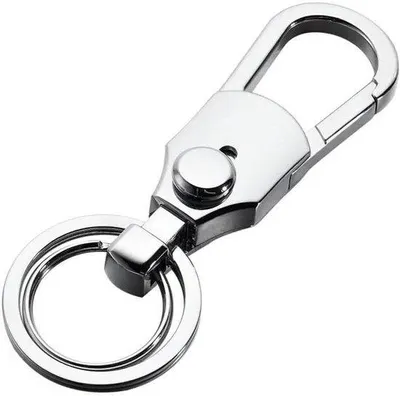 Productafbeelding van Autosleutelhouder - Sleutelclip - Sleutelbeheer - Snelontgrendeling - 30x20x80mm - Zilver