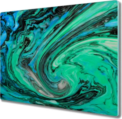 Produktbild von Coloray Hackbrett Kochplattenabdeckung Herdabdeckplatte 60x52 cm Schneidebrett Küchenbrett - Abstraktion