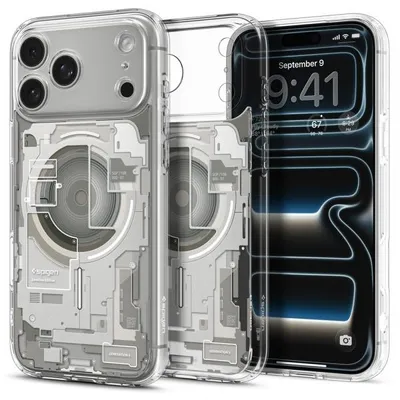 Zdjęcie produktu dla Spigen ACS12164, Pokrowiec, Apple, iPhone 18 Pro / 17 Pro, 16 cm (6.3"), Tytan