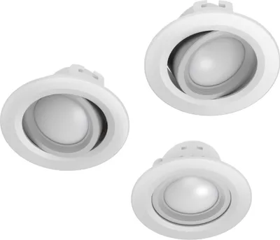 Produktbild von Hama WLAN LED-Einbauspot Weiß, 3er-Set