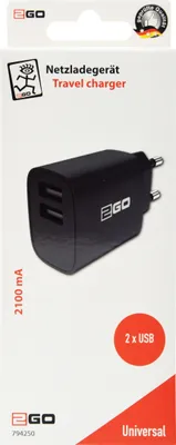 Zdjęcie produktu dla 2GO 794250, Wewnętrzna, Prąd przemienny, Czarny