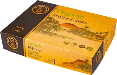 Produktbild von Medjool Datteln, getrocknet, ganz, Trockenfrüchte ohne Zuckerzusatz & ungeschwefelt, 5kg Karton