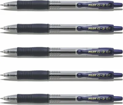 Produktbild von Pilot G2-07 Gelschreiber blauschwarz - 5er-Set