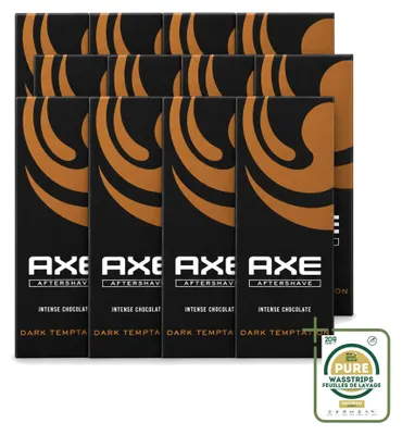 Obrázok produktu pre 12 kusov balenia osviežujúceho balzamu po holení Axe Dark Temptation s vôňou čokolády - 100 ml - zásobný balík