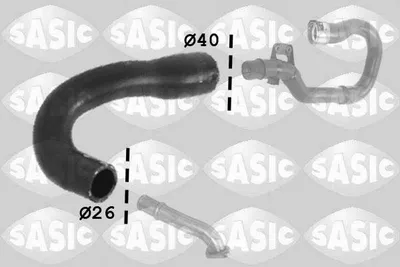 Produktbild von SASIC 3336158 Turbo Ladeluftschlauch für OPEL Corsa D Schrägheck (S07)