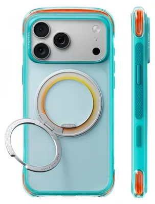 Produktbild von MagSafe Hülle für Apple iPhone 18 Pro / 17 Pro, Torras, O3 Air Core, Türkis
