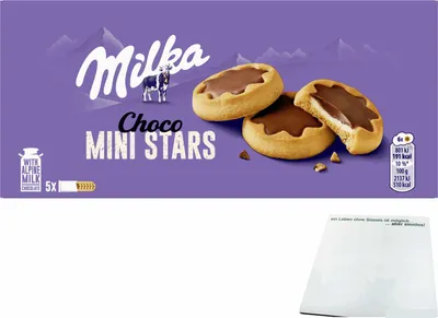 Produktbild von Milka Choco Minis (185g Packung) + usy Block
