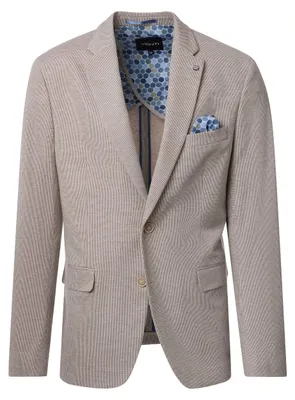 Produktbild von VENTI Herren Sakko FORMAL Revers Polyestermix Stretch Hellbraun 60