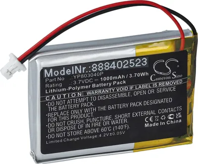 Produktbild von vhbw Akku Ersatz für Sena YP803040P für Videokamera Camcorder (1000 mAh, 3,7 V, Li-Polymer)
