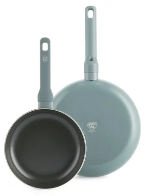 Productafbeelding van GreenChef Tones keramische antiaanbakpan-set, 2-delig, 20 cm en 26 cm, geschikt voor inductiekookplaten