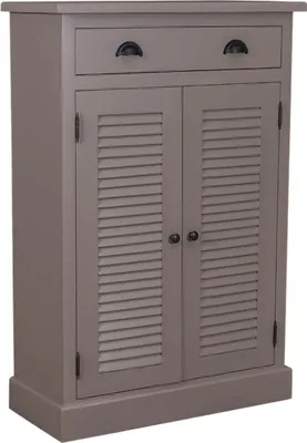 Image de Casa Padrino Commode de style rustique Gris 85 x 37 x H. 120 cm - Meubles de style rustique