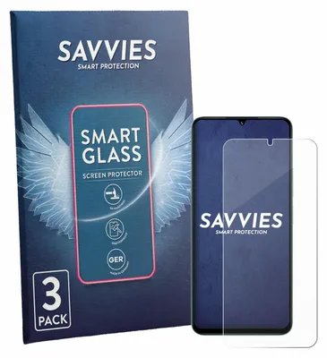 Produktbild von 3x Savvies Schutzglas Folie für Umidigi A75x 9H Panzer Schutzfolie Glas Displayschutz klar transparent