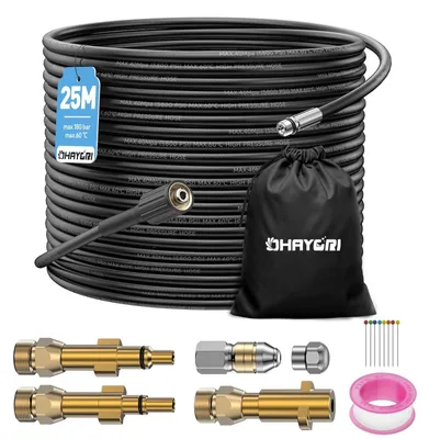 Image de Tuyau de nettoyage pour nettoyeur haute pression, équipé de 2 buses