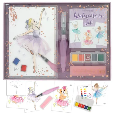 Produktbild von DEPESCHE TOPModel Ballet Wassermalset 5 Farben