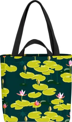 Produktbild von VOID Teichrosen Wasserlilien See Tasche 33x33x14cm,15l Einkaufs-Beutel Shopper Einkaufs-Tasche Bag