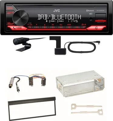 Produktbild von JVC KD-X282DBT Bluetooth Digitalradio USB Einbauset für Skoda Fabia 6Y