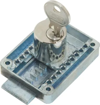Produktbild von LOB ZMB-3 Nickel-Zylinder-Möbelschloss