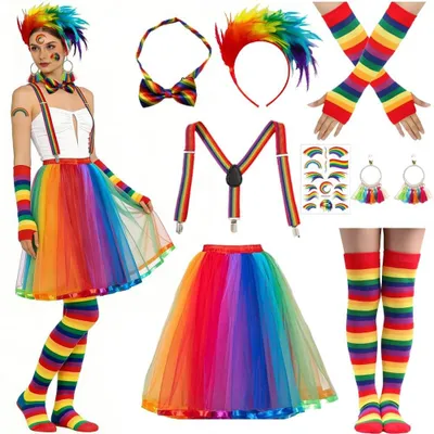 Immagine prodotto di Solidchoice - Tutu arcobaleno per feste