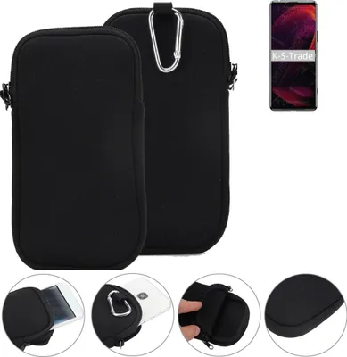 Produktbild von K-S-Trade Neopren-Hülle Handyhülle kompatibel mit Sony Xperia 5 III Schutzhülle Neoprenhülle Sleeve Schutz-Hülle Gürtel Tasche Case Holster