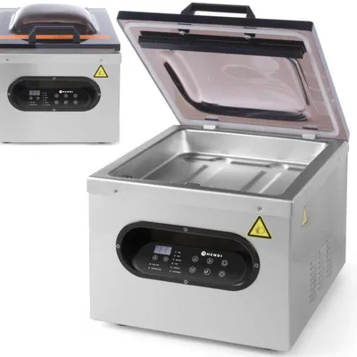 Immagine prodotto di Macchina per il sottovuoto - Apparecchio professionale per l'imballaggio di alimenti, con potenza di 630W e doppia barra di saldatura