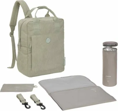 Produktbild von Lässig Green Label Vividal Backpack Wickeltasche Cord light khaki