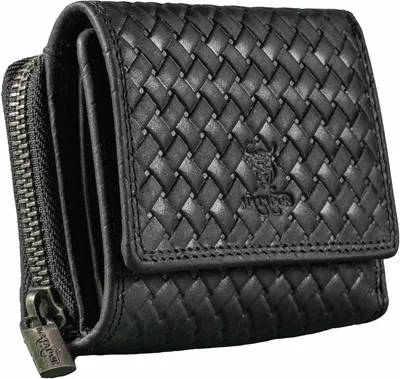 Produktbild von Damen Portemonnaie Klein aus Leder, Mini Geldbörse mit RFID Schutz, 9 Kartenfächer, Münzfach & Geldscheinfach, Luxus Brieftasche mit Geschenkbox