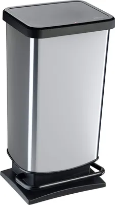 Produktbild von Rotho Abfalleimer 40 L Paso - Treteimer Geruchsdicht - Abfallbehälter 35,3 x 29,5 x 67,6 cm - Mülleimer mit Softclose - Tretabfalleimer
