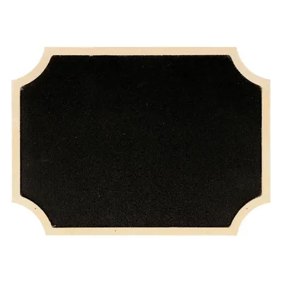 Produktbild von Etikette Schreibtafel-Schild mit Holzrand 15 x 11 x 0,5 cm