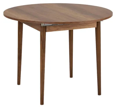 Produktbild von Ausziehbarer Holz-Esstisch "Viona" 100 x 100 x 75 cm - Barok Walnut