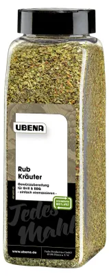 Produktbild von Ubena Kräuter Rub Gewürzzubereitung ausgewählte Mischung 400g