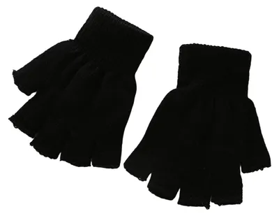 Produktbild von 1 Paar Halbfingerhandschuhe, hochelastisch, bequem, fusselfrei, rutschfest, winddicht, Winterhandschuhe zum Reiten