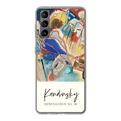 Produktbild von MuchoWow® Handyhülle Schutzhülle Hülle für Samsung Galaxy S21 Improvisation Nr. 30 - Wassily Kandinsky - Kunst Silikon Softcase Handy Hülle - Softcase