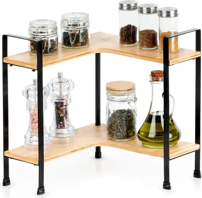 Produktbild von Küchenregal, Ecke, gestuft, für Arbeitsplatte, Schrank, Organizer-Ständer