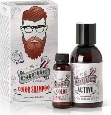 Obrázok produktu pre Beardburys Farebný šampón 3n Tmavohnedý