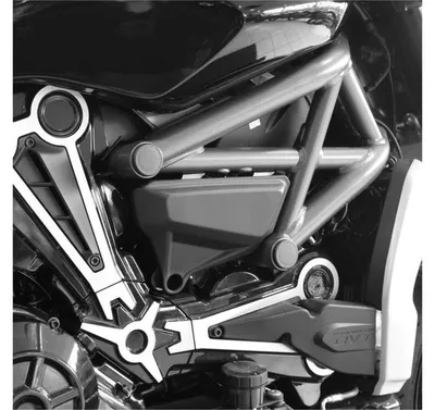 Productafbeelding van PUIG 9705N Verkledelement, geschikt voor DUCATI X DIAVEL, zwart