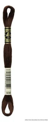 Produktbild von DMC Stickgarn Mouline Special 117MC -938, 6-fädig, 8m