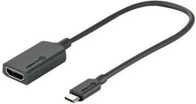 Zdjęcie produktu dla Adapter Alogic USB-C -> HDMI M/F 0,15m czarny