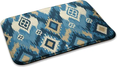 Produktbild von Teppich Wohnzimmer Schlafzimmer Modern - 90 cm x 60 cm - Ethnisches Muster