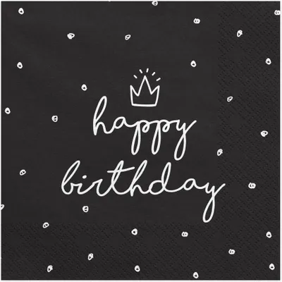 Zdjęcie produktu dla Serwetki Happy Birthday 33x33cm 20szt