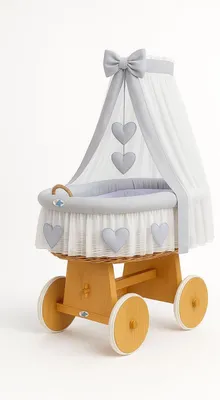 Produktbild von Weidenkorbbetten Amelie – Baby Wielly – Natürliches, atmungsaktives und sicheres Schlafkonzert