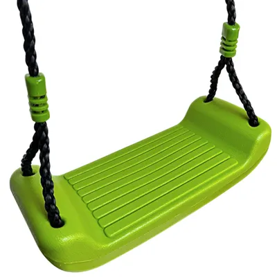 Produktbild von Schaukelsitz Kunststoff Apfelgrün mit Seil 90–150 cm bis 70 kg