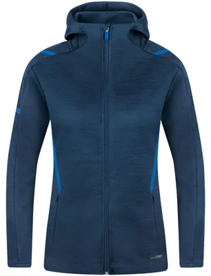 Zdjęcie produktu dla Damska kurtka rekreacyjna Jako Challenge z kapturem - Navy Mottled / Royal