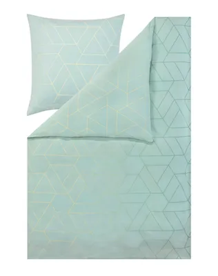 Produktbild von Estella Feinflanell Bettwäsche Andriano mint 135x200 cm + 80x80 cm