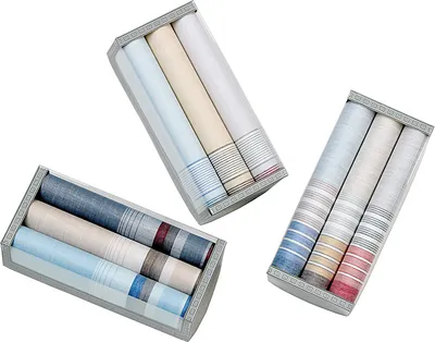 Produktbild von Herren Taschentücher Aurel aus 100% Baumwolle ca. 41x41 cm 3er Pack