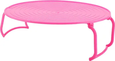 Image de Plastique multifonctionnel pour four à micro-ondes Grille de cuisson à la vapeur (rouge)